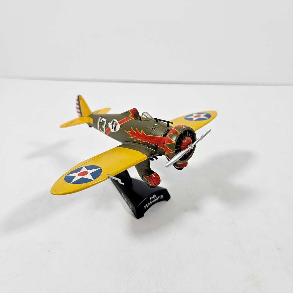 Model Power Postage Stamp Boeing P-26 Peashooter 1:63 Diecast Airplane US Army